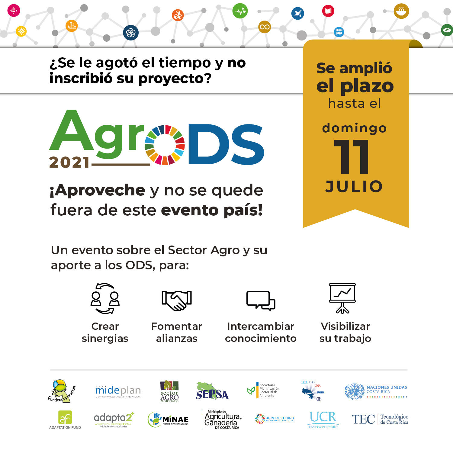 Se amplió el periodo de inscripción