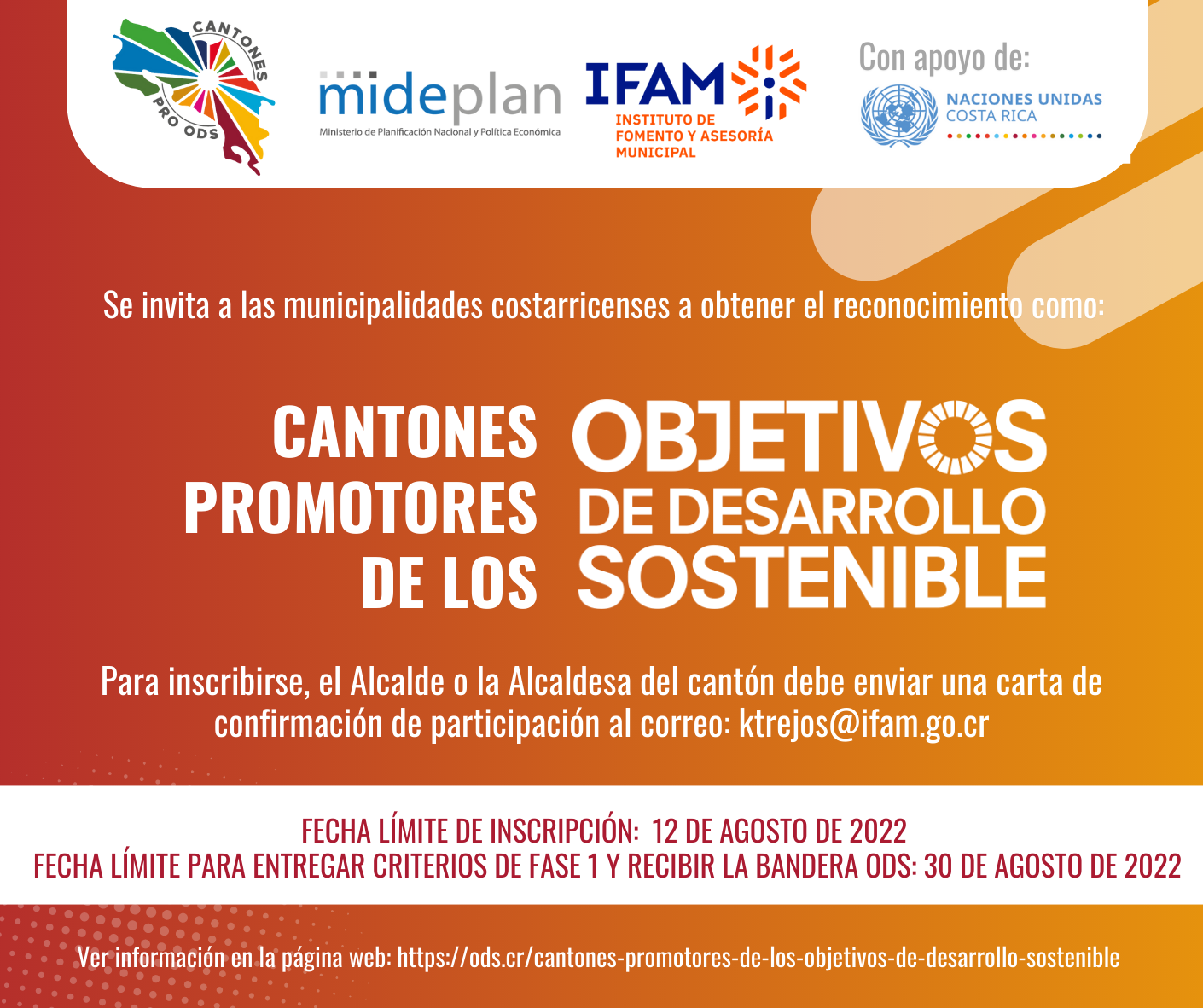Inviatación a los cantones