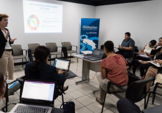 Alice Shackelford, Coordinadora Residente del Sistema de las Naciones Unidas   dio a conocer el informe de CEPAL sobre el estado de avance de los ODS en la región